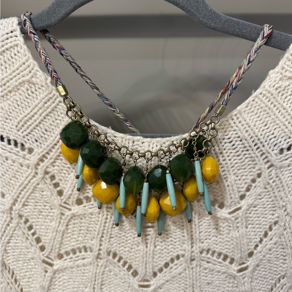 Anthropologie statement fashion necklace